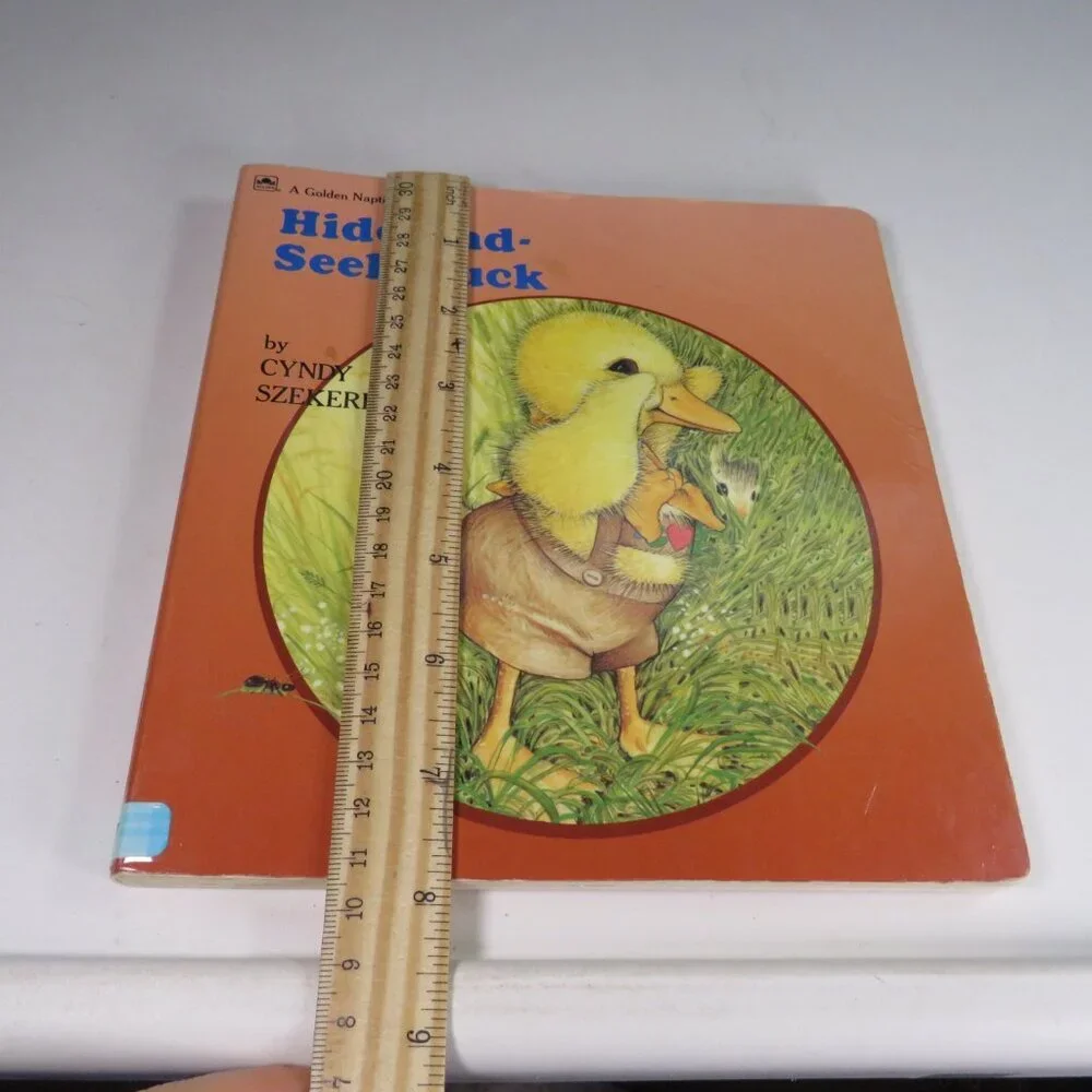 Hide and Seek Duck by Cyndy Szekers & Vintage Duck Puppet